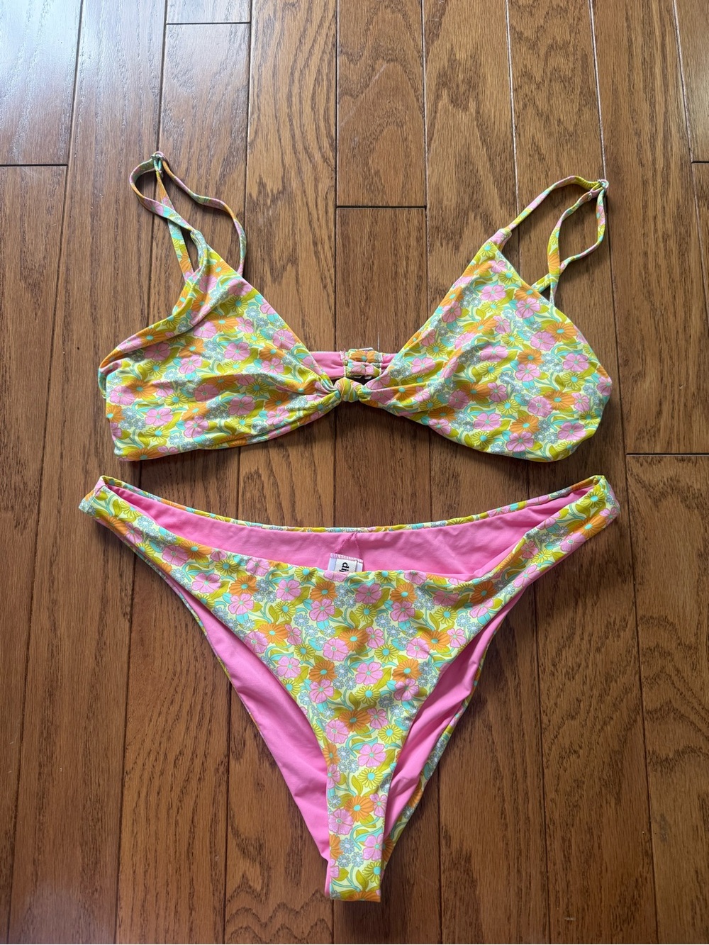 Dippin Daisy’s Floral Two-Piece Bikini Set